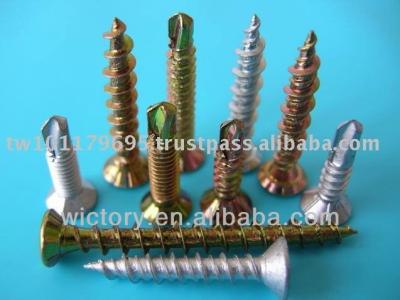 China Carbon Steel Window Screws Sterling Silver CSK Head Screws for sale