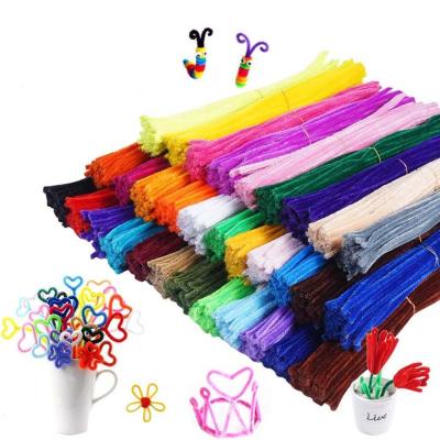 China Customizable Colorful Handmade Crafts Crawler Stems Pipe Cleaners DIY Safety Materials Kids Educational Diy Toy for sale