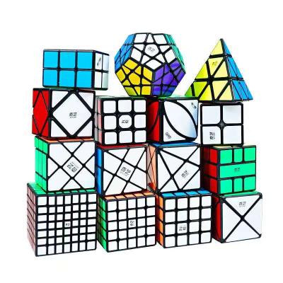 China Qiyi Speed ​​Cubes 3d Plastic Magic Puzzle Cube Easy Rotation And Durable Toys For Kids for sale