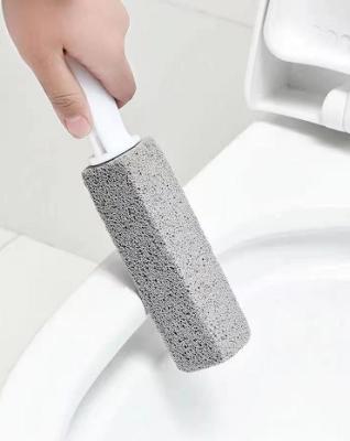 China Amazon Pumice Stocked Toilet Cleaning Stone Cleaner with Handle for Toilet Bowl Ring Remover and Hard Water Ring Remover Stick for sale