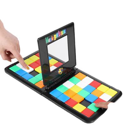 China NEW Eco-friendly Material 3D Party Board Game Intellectual Competitive Double Square Desk Puzzles Educational Game Parent Child Activity Game for sale