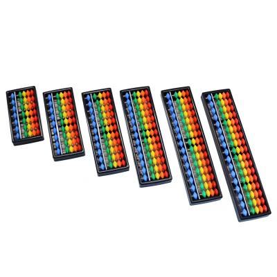 China Abacus for Learning Kindergarten Students ABS Plastic Rainbow Beads Kids Early Educational Mathematics Colorful Abacus for Study for sale