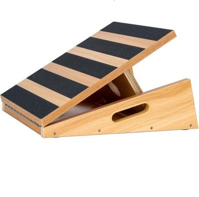 China Professionele houten Slant Board Incline Calf Stretch Board voor kunstrehabilitatie Te koop