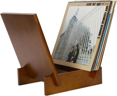 China Wooden Vinyl Record Holder Keep Your Records in Perfect Condition with This Rack for sale