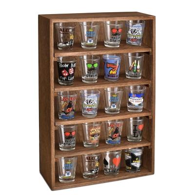 China Wooden Wall-Mounted Display Shelves The Perfect Home Storage Solution for Collectibles for sale