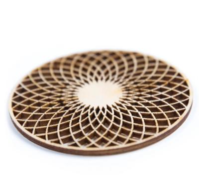 China Wooden Coasters Set Table Decoration Accessories Type Mats Pads for Customized Gifts for sale