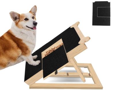 China Wooden Dog Nail Scratch Board Bone Style Nail Filing Board for Dogs OEM Treat Included for sale