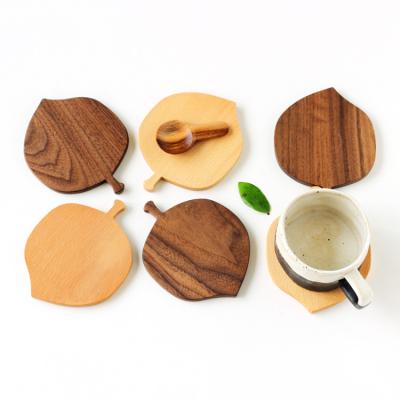 China 10X0.9cm Custom Sublimatie Coasters Voor Drinken Ronde Bamboe Hout Coaster Matten Pads Te koop