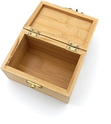 China Holz-Bamboo-Schmuck-Lager Schubladen-Organisator mit Gleitdeckel-Ohrring-Lager zu verkaufen