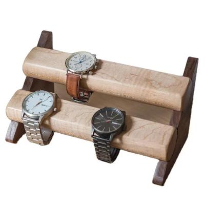 China Walnut Wood Adjustable Jewelry Stand for Wristwatch Storage in Christmas Holiday Gift for sale