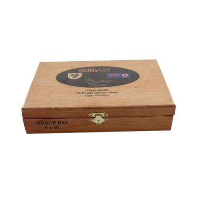 China FSC Certified Handmade Wood Cigarette Box with Customized Logo Printing and Packaging for sale