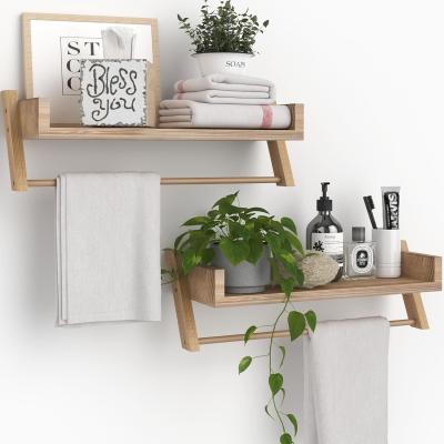 China General Home Furniture Bathroom Shelves Over Toilet U-Shaped Hanging Shelves for Wall for sale