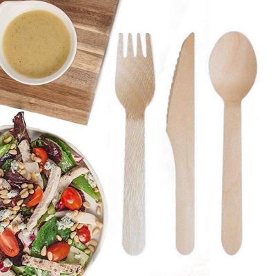 China Disposable Wooden Cutlery Set The Perfect Choice for Your Eco-Conscious Business for sale