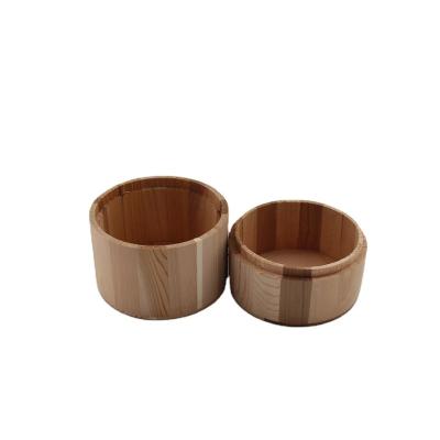 China Polished Handle Customized Logo Acceptable Cedar Wood Candle Jar with Wooden Lid for sale