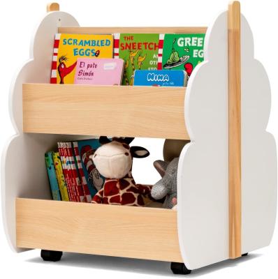 China Children Bookcase Wooden Book Rack for Toddler Book Storage on Living Room Furniture for sale