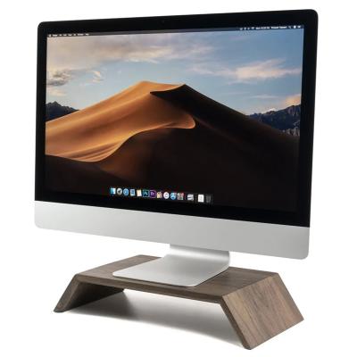 China Wooden Computer Display LCD Monitor Stand with Ergonomic Design and Wooden Material for sale