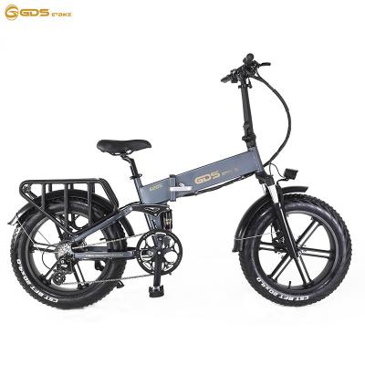 China Wholesale 750W 48V 12/14Ah Electric Mountain Bike GDSEBIKE Electric Bicycle MTB Ebike Multifunctional Drive Mid Fat Bike 20 Inch Electric Bike Motor for sale