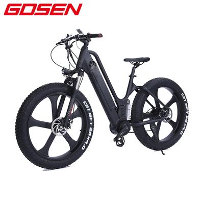 China 500w 48V 10.4AH 27 Speed ​​Multifunctional Electric Road Bike Electric Bicycle With High Carbon Steel Frame for sale