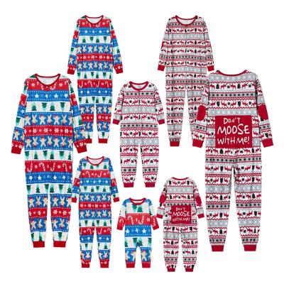 China 2020 Wholesale QUICK DRY Christmas Family Matching Pajamas High Quality Pajamas For Christmas Holiday for sale