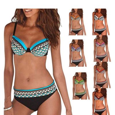 China Wholesale Arrivals Breathable Push Up Sexy Strappy 2 Piece Swimsuits Set Extreme Swimsuits Bikinis Woman Swimwear for sale