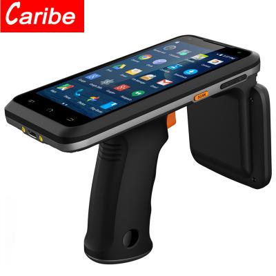 China CARIBE PL-55L Android Handheld Computer 8.1 Meters Portable UHF RFID Android Reader 2D Rugged PDA Barcode Scanner 15 for sale