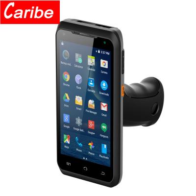 China Handheld Computer CARIBE PL-55L 5.5 Inch Rugged Android 8.1 PDA 2D Barcode Scanner With 4G LTE Pistol Grip for sale