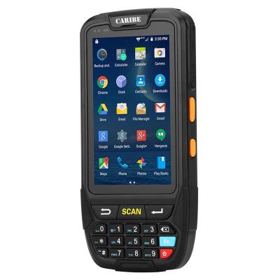 China Handheld Computer CARIBE 4 Inch Messenger Handheld PDA Portable 1D 2D Barcode Scanner Android for sale