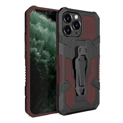 China Portable Mobile Phone Shell For Car Sports Shockproof Cool Shape Phone Case Mecha Style Combination Of TPU And PC Materials For Phone 13 for sale