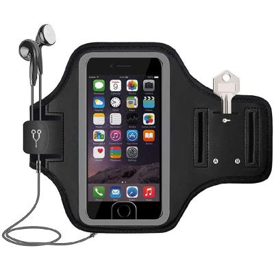 China Waterproof Outdoor Neoprene Sports Mobile Phone Arm Bag Waterproof Armband Phone Holder for sale