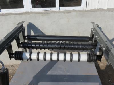 China Stainless Steel Belt Conveyor Comb Rubber Roller For Cleaning With Ball Bearing for sale