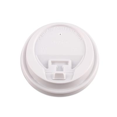 China 10/13oz 85mm Non-refillable Disposable Plastic Cup Lid For Coffee Cup for sale