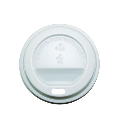 China 4oz 60mm62mm Eco-friendly Coffee Cup Non-Refillable Plastic Lid Paper Lid For Coffee Lids for sale