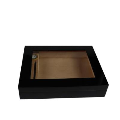 China Cigar Travel Humidor Box Accept Custom Logo Humidor Cigar Humidor Box Portable Cigar Case Wood for sale