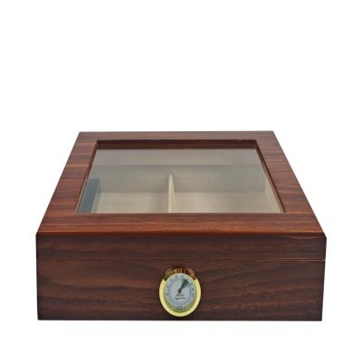 China Cigar Travel Humidor Box Fashion Factory Price Exquisite Wholesale High Quality Cigar Box Humidor Wood Packaging for sale