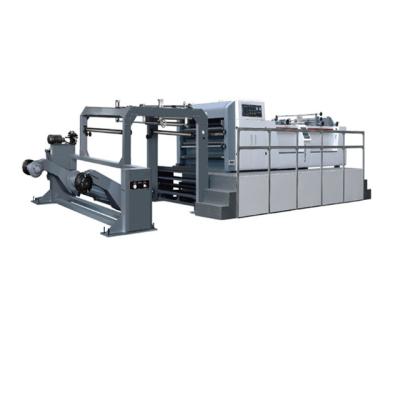 China Servo Driven Sheet Cutter Sheeter Single Roll Paper Machine Printing Stores Paper Roll To Paper Sheet for sale