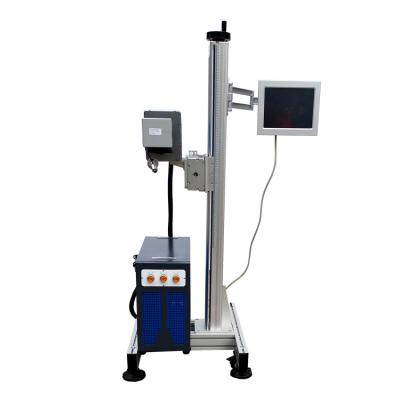 China Laser Marking CO2 flying laser marker CO2 flying laser marking machine for date code number for sale