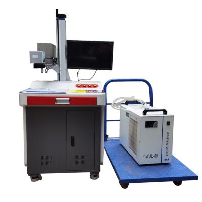 China Automatic Laser Mark Marking Machine F-Theta UV Laser Silk Screen Printing Machine for sale