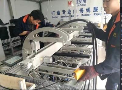 China semi automatic reversal busbar assembly line, semi- auto compact busbar facility for busbar trunking system assembly for sale