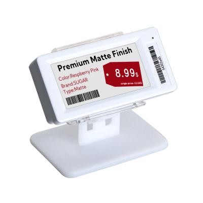 China Multiply Colors Can Choose Big Small Smart Electronic Tag Label Shelf Digital E Ink Paper Price Tag EEL SID-ESL-04A for sale