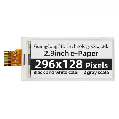 China E-ink Display Module 2.9 Inch, Two Color 128*296 Pixel E-Paper Screen Black And White LCD For ESL Kit 2.9in for sale