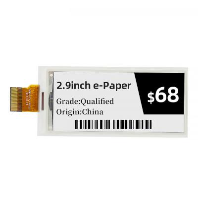 China 2.9 Inch Epaper Display Stand Label E Screen E Ink Display Paper Module 2.9inch for sale