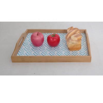 China Food Kitchen Bamboo Serving Tray Rectangle Tea Tray For Food_BSCI Factory for sale