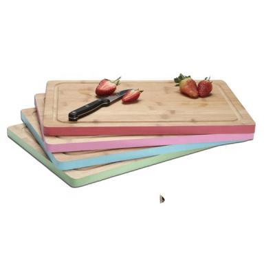 China Color Viable Hot Selling Rectangle Bamboo Cutting Board Cutting Board Factory_BSCI for sale