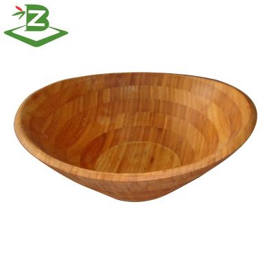 China Sustainable Natural Bamboo Salad Fruit Bowl Food Serving Bowl_BSCI Factory for sale