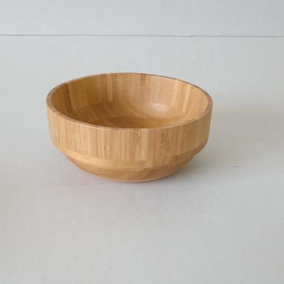 China Sustainable Natural Bamboo Salad Fruit Bowl Food Serving Bowl_BSCI Factory for sale