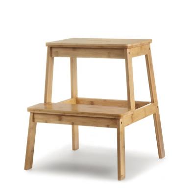 China Eco-friendly Hot Selling Bamboo Kids Step Stool_BSCI Factory for sale