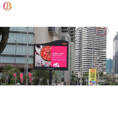 China Outdoor p10 p8 Outdoor Fixed LED Display p6.67 HD High Resolution Waterproof Giant LED Screen for sale