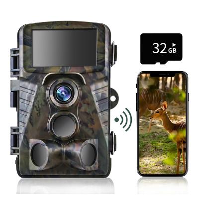 China Wifi Dsoon WiFi Trail Camera 4K 32MP Bluetooth Game Camera Send Pictures To Phone Hunting Camera With 0.2s Night Vision Activated 120 for sale