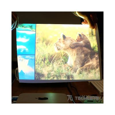 China Electric Advertising Projection Holographic 3D Film Projector Back Adhesive Screen For Store Window for sale