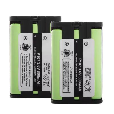 China NIMH 800mAh P107 Cordless Phone Battery 3.6V Rechargeable Batteries For Cordless Phones for sale